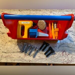 Vintage Fisher Price Power Workshop Tool Box